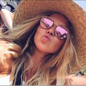 Pink Mirror RayBan Sunglasses